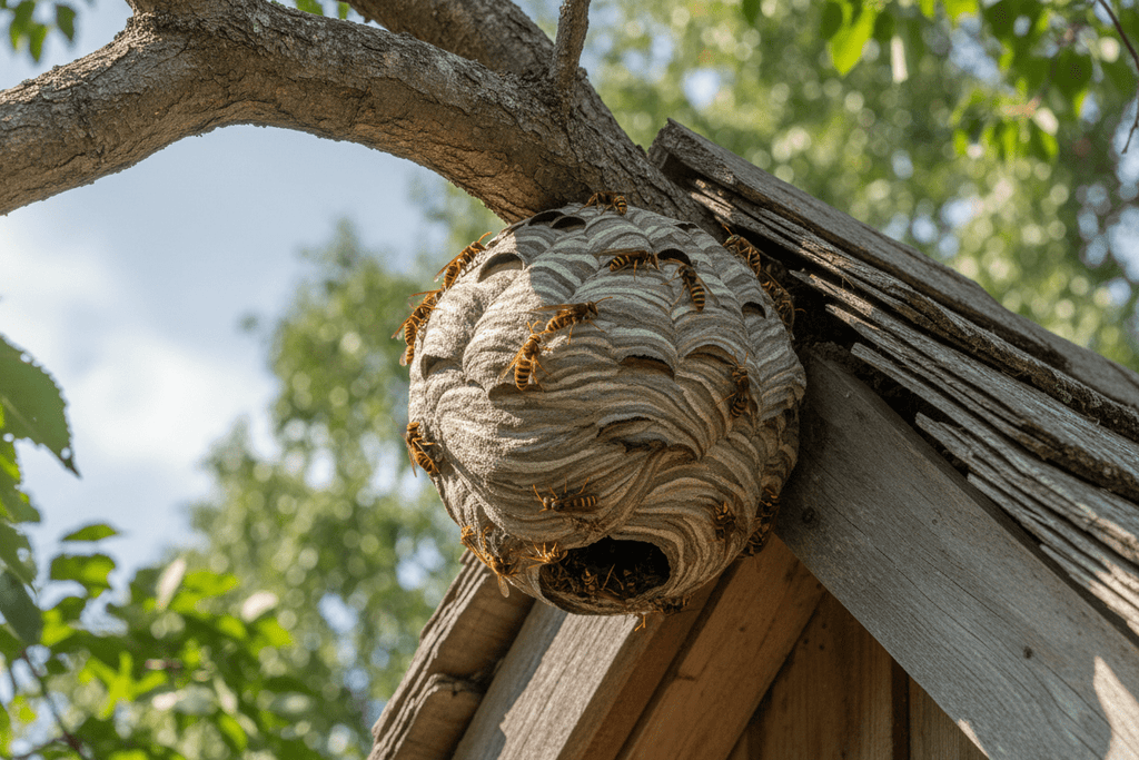Destruction de nid de frelons et guêpes à Draguignan : que faire en cas de présence près de votre habitation ?