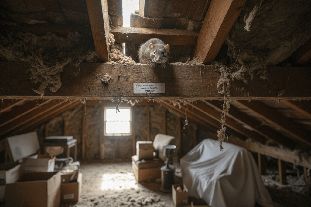 Rats dans les combles à Draguignan : comment les détecter et s’en débarrasser ?