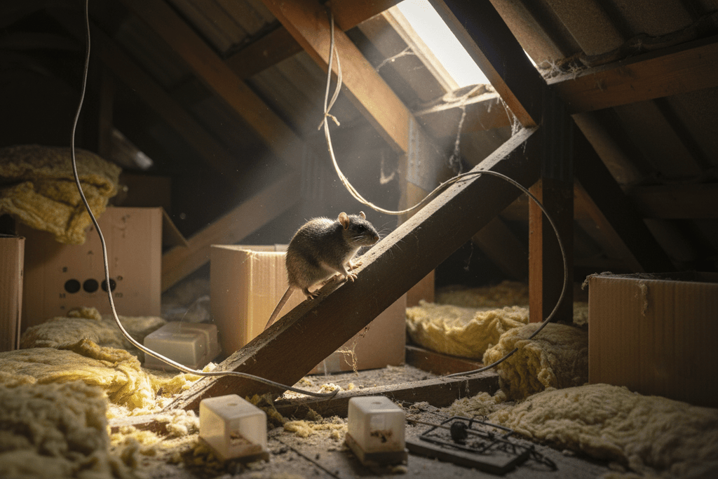 Rats dans les combles : quels dangers pour une maison ?