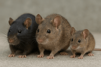 Quelles sont les différences entre un rat noir, un rat brun et une souris ?